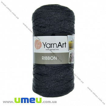Пряжа YarnArt Ribbon 250 г, 125 м, Серая темная 758, 1 моток (YAR-029672)