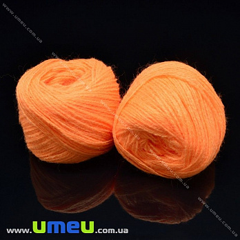 Акриловые нитки, Оранжевые светлые, 5 г (80 м) (MUL-014868)