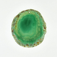 Срез Агата, Зеленый, 64х57 мм (POD-009289) Срез Агата, Зеленый, 64х57 мм (POD-009289)