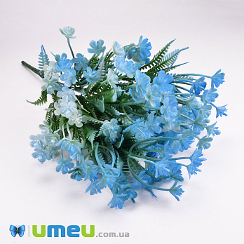 Букет дрібноцвіту, 34 см, Блакитний (DIF-050755)