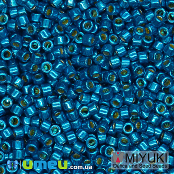 Бісер японський Miyuki Delica 11/0 DB2514, Duracoat Galvanized, Бірюзовий темний (BIS-045504)
