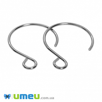 Швензи із нерж. сталі, 19х14 мм, Темне срібло (STL-049002)