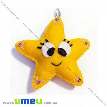 Набор из фетра для создания игрушки, Морская звезда ФН-72, 9х9 см, 1 набор (FLT-034866)
