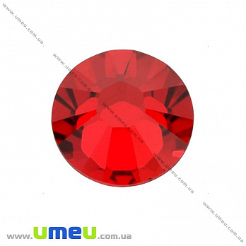 Стрази скляні неклейові SS12 (3,2 мм), Червоні (STR-005082)