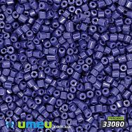 Бісер чеський Рубка 10/0, №33080, Синій темний натуральний, 5 г (BIS-044018)
