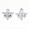/p53899-podveska-metal-pchyelka-16-5x16-5x2-5-mm-svetloe-serebro/