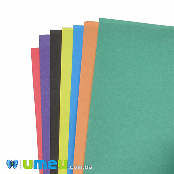 Бумага цветная односторонняя TIKI, А4, 7 цветов, 14 листов, 55 г/м2, 1 набор (DIF-039406)