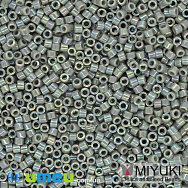 Бисер японский Miyuki Delica 11/0 DB168, Серый AB (BIS-038853)
