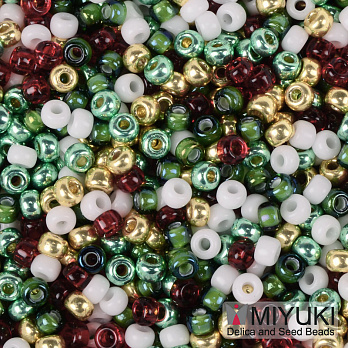 Бисер японский Miyuki круглый RR 8/0 №mix110, Разноцветный (BIS-055975)