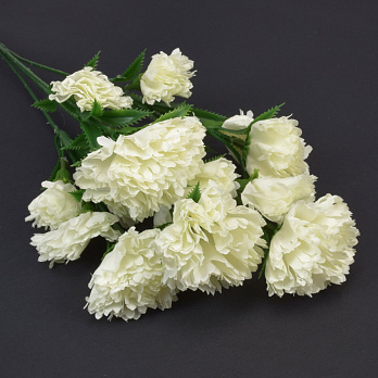 Букет гвоздики, 70 см, Кремовый (DIF-057787)