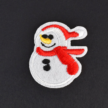 Термоаплікація, Сніговик, 4х4 см (APL-060159)