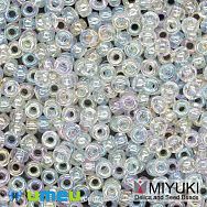 Бисер японский Miyuki круглый RR 11/0 №250, Прозрачный АВ (BIS-045607)