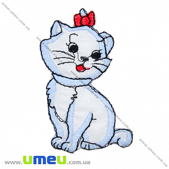 Термоаплікація дитяча Кішка, 7,5х4,5 см (APL-016354)