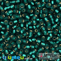 Бисер японский Miyuki круглый RR 8/0 №2425F, Изумрудный матовый (BIS-045987)