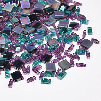 Бісер японський Miyuki TILA №mix24, Фіолетово-зелений (BIS-053261)
