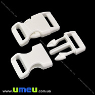 Фастекс пластиковий, 16 мм, Білий (ZAM-018967) Фастекс пластиковий, 16 мм, Білий (ZAM-018967)