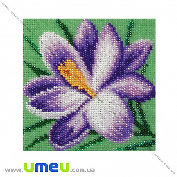 Набір для вишивання бісером VDV, Крокус ТН-374, 12х12 см (SXM-034731)