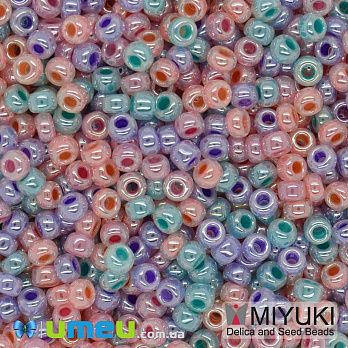 Бісер японський Miyuki круглий RR 8/0 №mix96, Рожевий (BIS-045932)
