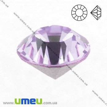 Стрази скляні конусні SS16 (3,8 мм), Бузкові (STR-018839)