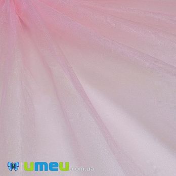 Фатин средней жесткости, Розовый светлый, 1 лист (50х50 см) (LTH-038708)