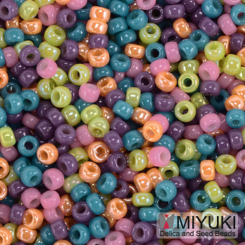Бісер японський Miyuki круглий RR 11/0 №MIX141, Різнокольоровий (BIS-055984)