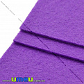 Фетр 2 мм, 10х15 см, 209 Фиолетовый, 1 шт (FLT-011590)
