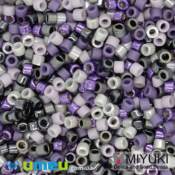 Бісер японський Miyuki Delica 11/0 DBmix64, Різнокольоровий (BIS-045239)
