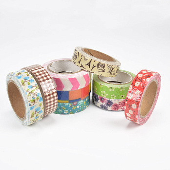 Декоративний скотч мереживний, Різнокольоровий, 15 мм (DIF-060917)