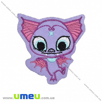 Термоаплікація дитяча Летюча мишка, 6,5х6 см (APL-027090)