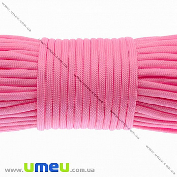 Шнур паракорд семижильный 4 мм, Розовый светлый, 1 м (LEN-011130)