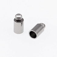 Ковпачок із нержавіючої сталі, 8,5х4 мм, Темне срібло, 1 шт (STL-055520)