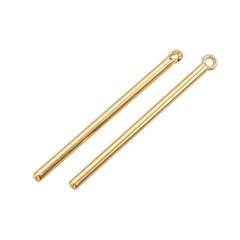 Підвіска метал. довга, 41х2 мм, Світле золото (POD-053558)