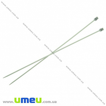 Спицы прямые тефлоновые с заглушкой, 4,0 мм, 35 см, 1 пара (YAR-024569)