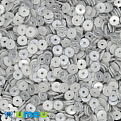 Пайетки Индия круглые плоские, 4 мм, Серебристые (PAI-041022)
