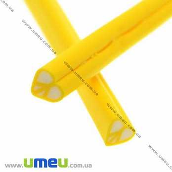 Палочка FIMO Сердце желтое, 50 мм, 1 шт (DIF-003557)
