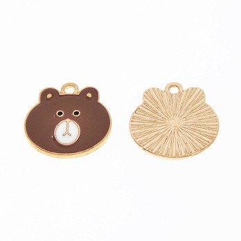 Підвіска метал. Ведмідь, 16х16 мм, Золото (POD-054700)