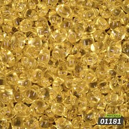 Бісер чеський Twin (Твін) №01181, 2,5х5 мм, Жовтий прозорий, 5 г (BIS-051269)