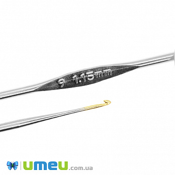 Крючок для вязания стальной Tulip (Япония), 1,15 мм, 1 шт (YAR-043320)