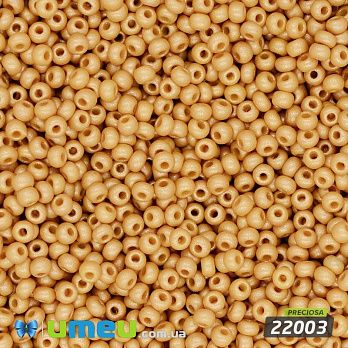 Бісер чеський №811/22003, Бежевий, Перламутровий, 10/0 (BIS-043929)