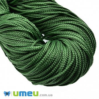 Полипропиленовый шнур плоский, 2,5 мм, Зеленый, 1 м (LEN-046268)