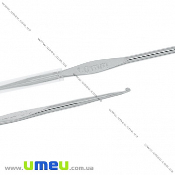 Крючок для вязания стальной ROSE, 1,0 мм, 1 шт (YAR-024548)