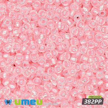 Бісер чеський №732/382PP, Рожевий, Глазурований, 10/0 (BIS-043909)