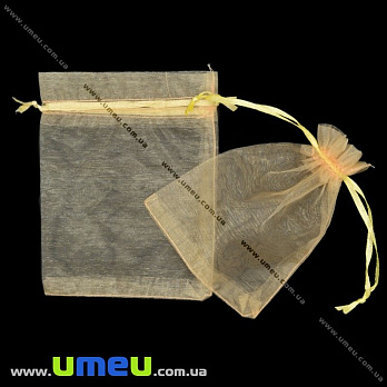 Подарочная упаковка из органзы, 10х12 см, Персиковая, 1 шт (UPK-012382)