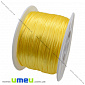 Атласний нейлоновий шнур, 1 мм, Жовтий (LEN-012265)