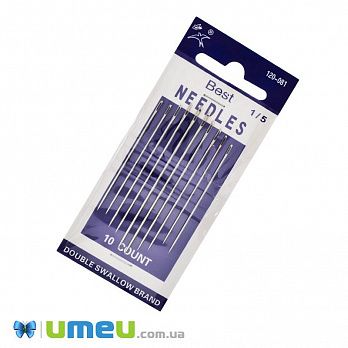 Набір голок для ручного шиття Best №1/5, 10 шт (SEW-047727)