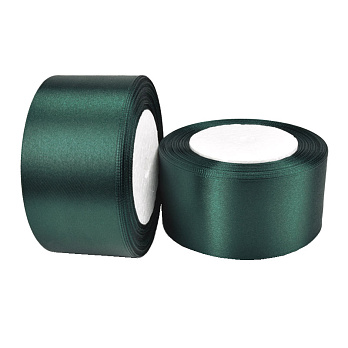 Атласна стрічка, 50 мм, Смарагдова (LEN-061067)