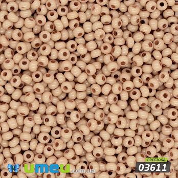 Бісер чеський №269/03611, Бежевий, Натуральний, 10/0 (BIS-043831)