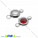 /p36788-konnektor-iz-nerzh-stali-so-strazom-krasniy-12x6-5-mm-temnoe-serebro/