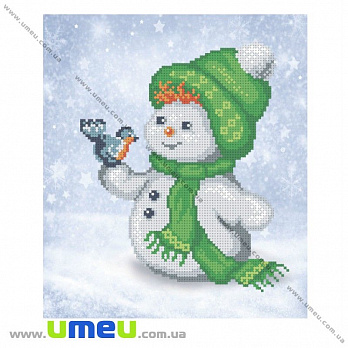 Схема для виш. бісером VDV, Сніговик Т-54, 23х21 см (SXM-029165)