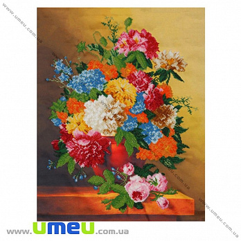 Схема для виш. бісером VDV, Осінні квіти Т-573, 50х40 см (SXM-029290)